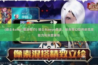 (骑士&魔法简介) 骑士&魔法，探寻奇幻世界的无尽魅力与深度解析